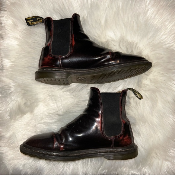 Dr. Martens Shoes - burgundy ruboff doc martens